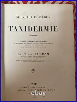 Alleon Nouveaux Procedes De Taxidermie Accompagnes De Superbes Illustrations