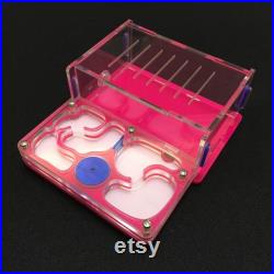 Ant-Resin Flat Humidity with Ant Nest Feeding Area Acrylic Ant Farm, Insect Antvilla Advanced Fancy Pet for House Ant,Anthill for Breeding