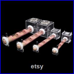 Bamboo Test Tube -Handmade Different Size feeding area Ant Farm House, Ant Nest,Pet Anthill Workshop, Queen and Colony,Nest, Anthill,Outside