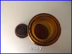 Bouteille de pharmacie en verre Flacon médical d'apothicaire cabinet de curiosités collection médecine salle de bains vintage