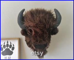 Buffalo Head Wall Mount Décor de pépinière de bisons par JoJo s Bootique