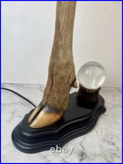 Cabinet Curiosité Taxidermie Lampe Boule de Cristal