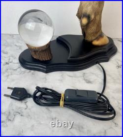 Cabinet Curiosité Taxidermie Lampe Boule de Cristal