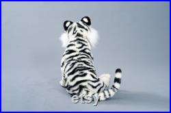 Cadeau unique pour enfants personnalisé, portrait de tigre blanc, chambre d enfant, cadeau de 5ème anniversaire, jouet animal, animal en peluche, jouet en peluche pour fille