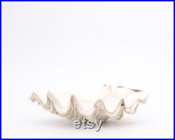 Coquillage Bénitier, vide poche, années 70 cabinet curiosités, présentoir bijoux salle de bain bohème chic, porte savon