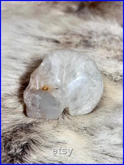 Cornaline Agate Crâne de cristal crâne en pierre