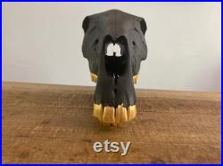 Crâne de cheval restauré