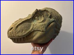 Dinosaure tête de Tyrannosaurus effet bronze Dinosaur Fossil skull