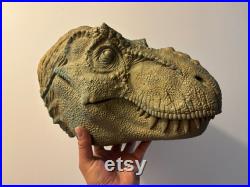 Dinosaure tête de Tyrannosaurus effet bronze Dinosaur Fossil skull