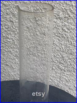 Éprouvette ancienne de 500 ml en verre avec graduation gravée main