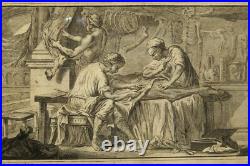 Étonnante série de 3 gravures anciennes thème taxidermie / Cabinet de curiosités