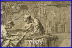 Étonnante série de 3 gravures anciennes thème taxidermie / Cabinet de curiosités