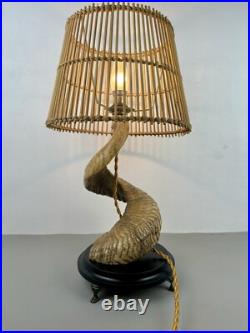 Lampe Corne de Bélier. Cabinet de Curiosités. Taxidermie Vintage