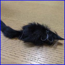 Leurre taxidermie réaliste en forme de souris appât de pêche en eau de pointe