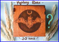 Nature Curiosity Mystery box 30 éléments Crânes et os. Collection limitée