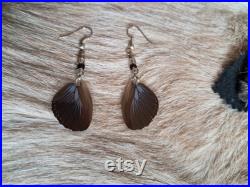 Paire de boucles d oreilles de vraies ailes de papillon