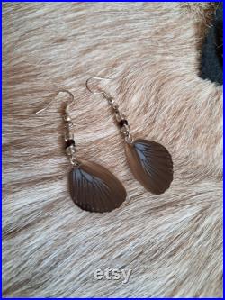 Paire de boucles d oreilles de vraies ailes de papillon