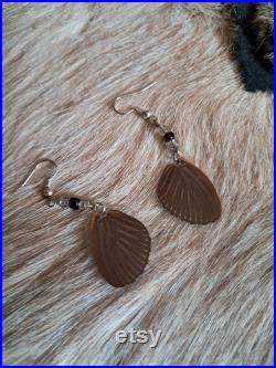 Paire de boucles d oreilles de vraies ailes de papillon