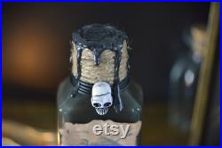 Potion magique Élixir de la Nuit Éternelle Décoration ésotérique gothique, curiosité sorcière, fiole mystique