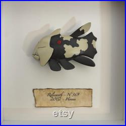 RELICANTH 369 Figurine de collection style taxidermie and entomologie sous cadre RELICANTH 369 Figurine de collection style taxidermie and entomologie sous cadre