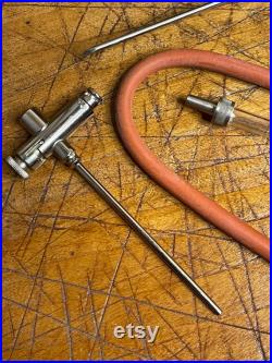Rare Trocart pneumatique allemand KaWe complet et boîte Instrument médical vintage de collection Aspirateur Dr Potain Dr Dieulafoy Hirudo