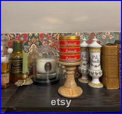 Rare boîte de pastilles Pulmoll ancienne pharmacie apothicaire tôle XXe 20th Cabinet de curiosités, médicament vintage, médecine retro
