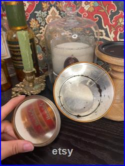 Rare boîte de pastilles Pulmoll ancienne pharmacie apothicaire tôle XXe 20th Cabinet de curiosités, médicament vintage, médecine retro