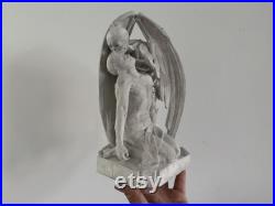 Sculpture cimetière du baiser de la mort the kiss of the death fa on marbre Sculpture cimetière du baiser de la mort the kiss of the death fa on marbre