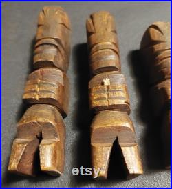 Série de sept tiki Océanie