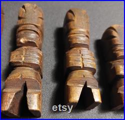 Série de sept tiki Océanie