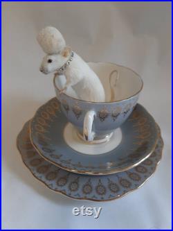 Taxidermy Teacup Mouse Lucille