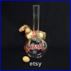 Très grande éprouvette ballon en verre soufflé Pirex Bouteille de pharmacie d'apothicaire flacon médical médecine cabinet de curiosités Très grande éprouvette ballon en verre soufflé Pirex Bouteille de pharmacie d'apothicaire flacon médical médecine cabinet de curiosités