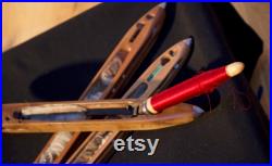 Véritable navettes traditionnelles pour métier à tisser ancien