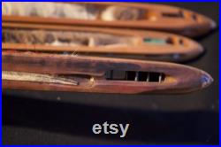 Véritable navettes traditionnelles pour métier à tisser ancien