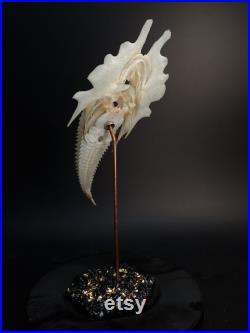 Véritable squelette de poisson mer blindé, taxidermie de poisson