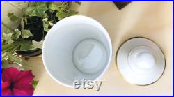 Vintage Grand Pot à Pharmacie ESPRIT DE VENUS en Porcelaine de Limoges Au Pot Galien, Collection Pharmacie, Médecine, Apothicaire France