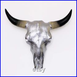 XLARGE Faux Cow Skull with Horns disponible en plusieurs couleurs