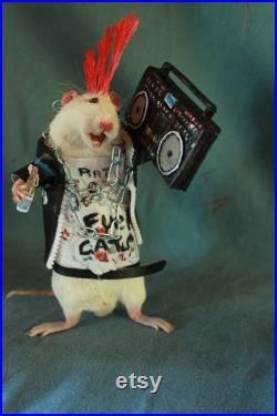 taxidermie rat punk radio taxidermy rat punk cabinet de curiosité oditties